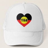 Stem Ja Op De Stem - Inheemse Stem Trucker Pet (Voorkant)