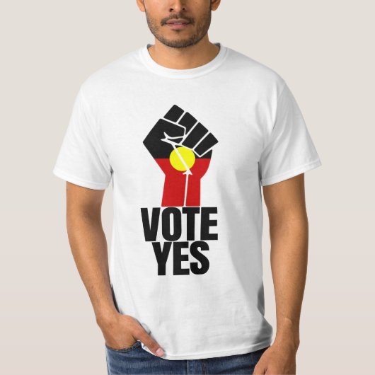 Stem Ja Op De Stem - Stem Ja Australië T-shirt (Voorkant)