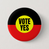 Stem Ja Voor De Stem In Het Parlement Ronde Button 5,7 Cm (Voorkant)