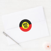 Stem Ja Voor De Stem In Het Parlement Ronde Sticker (Envelop)
