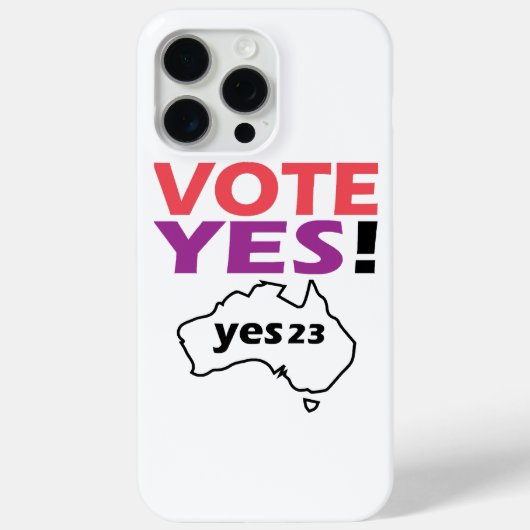 Stem Ja Voor De Stem Van Inheemse Australiërs Case-Mate iPhone Case (Achterkant)
