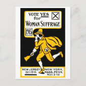 Stem ja! Woestijnbrand 1915 Briefkaart (Voorkant)