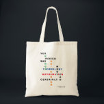 STEM Ja, ze kan inderdaad Motivatie zijn Tote Bag<br><div class="desc">STEM Ja, ze kan budgettaire canvas tas met Christelijk Bijbelvers Motivatie. Deze motivatie canvas tas shows de woorden WETENSCHAP, TECHNOLOGIE, ENGINEERING en MATHEMATIEK - ook wel STEM genoemd - gecombineerd in een origineel kruiswoordontwerp met de motivatie inspirerend prijsopgave JA, ZE KAN ZEKER HET MEEST. De levendige kleuren van de STEM-onderwerpen...</div>