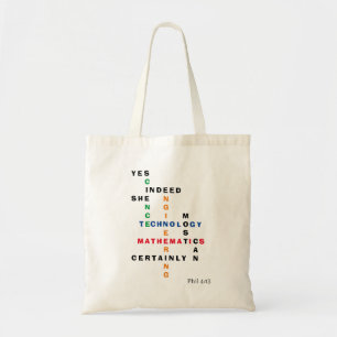 STEM Ja, ze kan inderdaad Motivatie zijn Tote Bag
