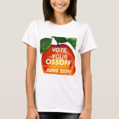 Stem je Ossoff!   STEMMING Jon Ossoff Congres T-shirt (Voorkant)