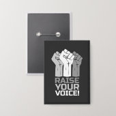 Stem je stem 3 button (Voorkant / Achterkant)