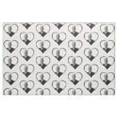 stem joe biden hart stof (Fat Quarter)