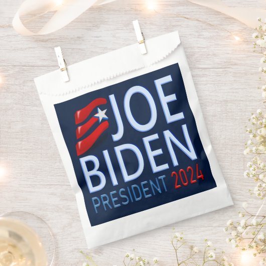 Stem Joe Biden President 2024 Verkiezingsvoordeelz Bedankzakje (Geknipt)