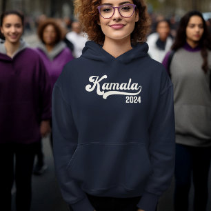 Stem Kamala Harris 2024 Ivoor Wit Varsity Hoodie