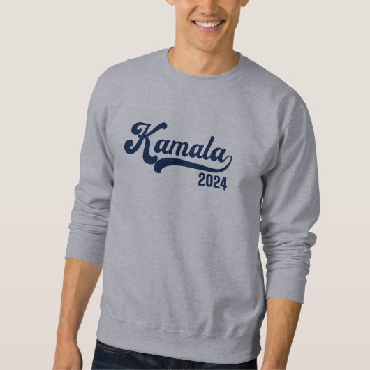 Stem Kamala Harris 2024 Navy Varsity Sweatshirt (Voorkant)