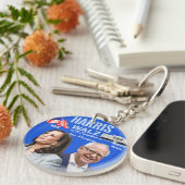 Stem-Kamala-Harris en Tim-Walz-2024_ Sleutelhanger (Voorkant Rechts)