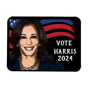 Stem Kamala Harris voor President 2024 Magneet