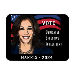 Stem Kamala Harris voor President 2024 Magneet