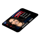 Stem Kamala Harris voor President 2024 Magneet (Linkerzijde)