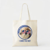 Stem Kamala USA vlag Shih Tzu Niet schattige hond Tote Bag (Voorkant)