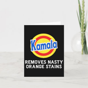 Stem Kamala Verwijdert Nasty Oranje Vlekken Wasmid Kaart