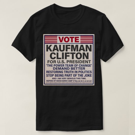 STEM Kaufman/Clifton T-shirt (Design voorkant)
