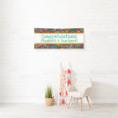 STEM Kinder Rock Custom Message School Learning Spandoek (Insitu)