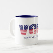 Stem Koffie Mok (Voorkant links)