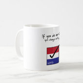 Stem! Koffiemok (Voorkant links)