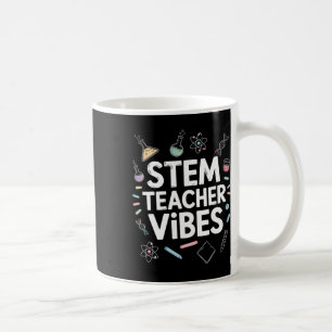 Stem Leraar Vibes, Stoom Wetenschap Wiskunde Lesge Koffiemok