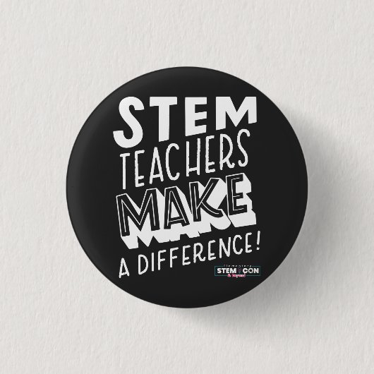 STEM-leraren maken een Button van verschil (Voorkant)