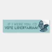 Stem Libertarian! Bumpersticker (Voorkant)