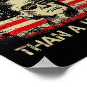 Stem liever op een misdadiger dan op een Amerikaan Poster (Hoek)