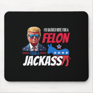 Stem liever op een misdadiger dan op een Jack Dona Muismat