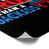 Stem liever op een misdadiger dan op een Jack Dona Poster (Hoek)