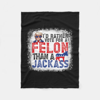 Stem liever op een misdadiger dan op een Jack Trum Fleece Deken