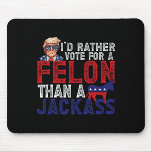 Stem liever op Felon dan op een Jack Funny Trump 2 Muismat