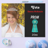 Stem me voor Prom Queen (Aqua) Flyer (Enkel)