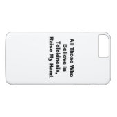 Stem mijn hand omhoog Case-Mate iPhone case (Achterkant (Horizontaal))