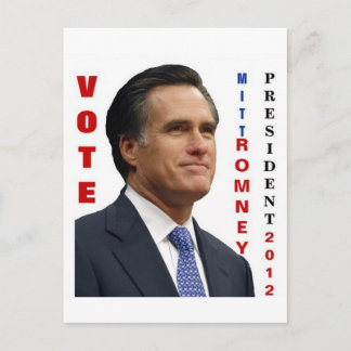 Stem Mitt Romney 2012 Postkaart