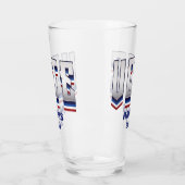 Stem moderne typografie - Verkiezingen Glas (Links)
