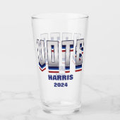 Stem moderne typografie - Verkiezingen Glas (Voorkant)