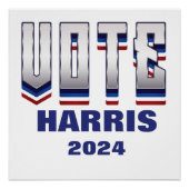 Stem moderne typografie - Verkiezingen Perfect Poster (Voorkant)