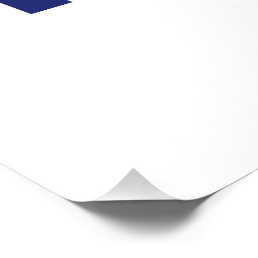 Stem moderne typografie - Verkiezingen Perfect Poster (Hoek)