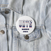 Stem moderne typografie - Verkiezingen Ronde Button 7,6 Cm (In situ)