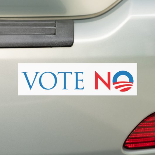 Stem Nee Bumpersticker (Op auto)