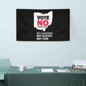 Stem Nee November Nummer 1 Spandoek (Beurs)