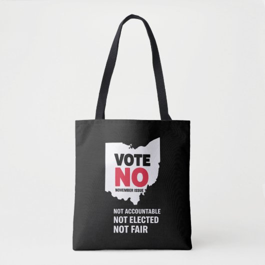Stem Nee November Nummer 1 Tote Bag (Voorkant)