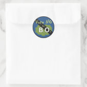 Stem Nee op B.O. Ronde Sticker (Tas)