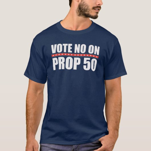 Stem Nee op Voorstel 50 T-shirt (Voorkant)
