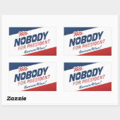 Stem Niemand voor President Stickers (Vel)