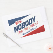 Stem Niemand voor President Stickers (Envelop)
