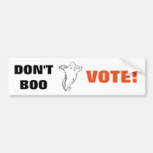 Stem niet in Boo! - 1 BUMPERSTICKER (Voorkant)