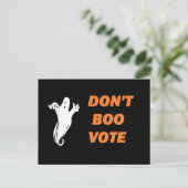 Stem niet in Boo! -Briefkaart Briefkaart (Staand voorkant)