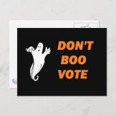 Stem niet in Boo! -Briefkaart Briefkaart (Voorkant / Achterkant)